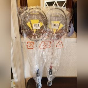 Set of 2 New Carlton Powerblade Zero 300 & 200 Badmiton Rackets New In Box